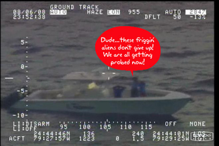 Illustration for article titled Navy "Batman Boat" Has Drug Runners Thinking They're Being Chased By UFOs